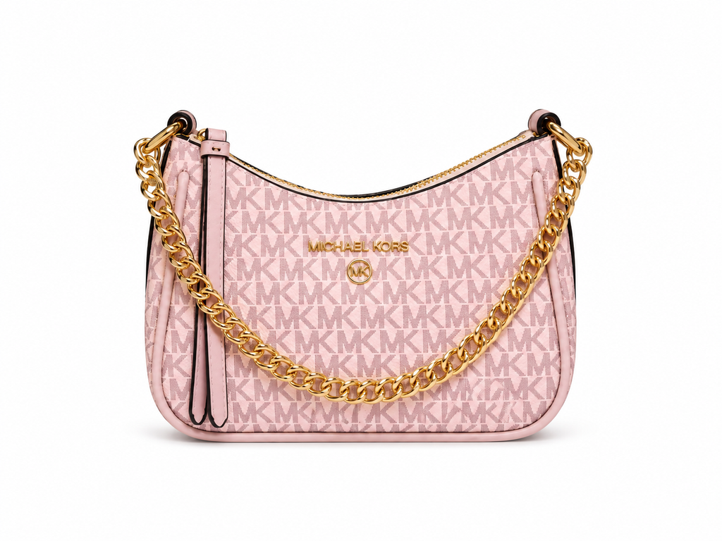 MK Monogram Chain Shoulder Bag