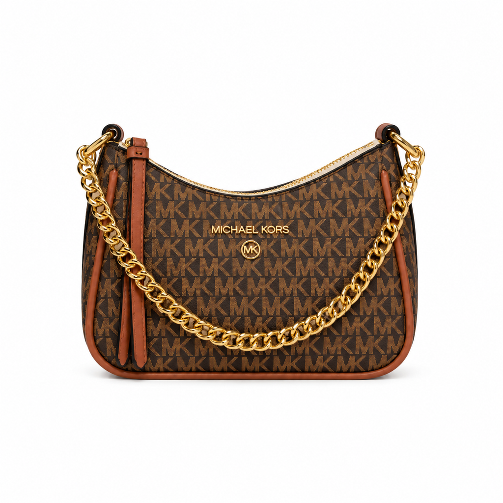 MK Monogram Chain Shoulder Bag