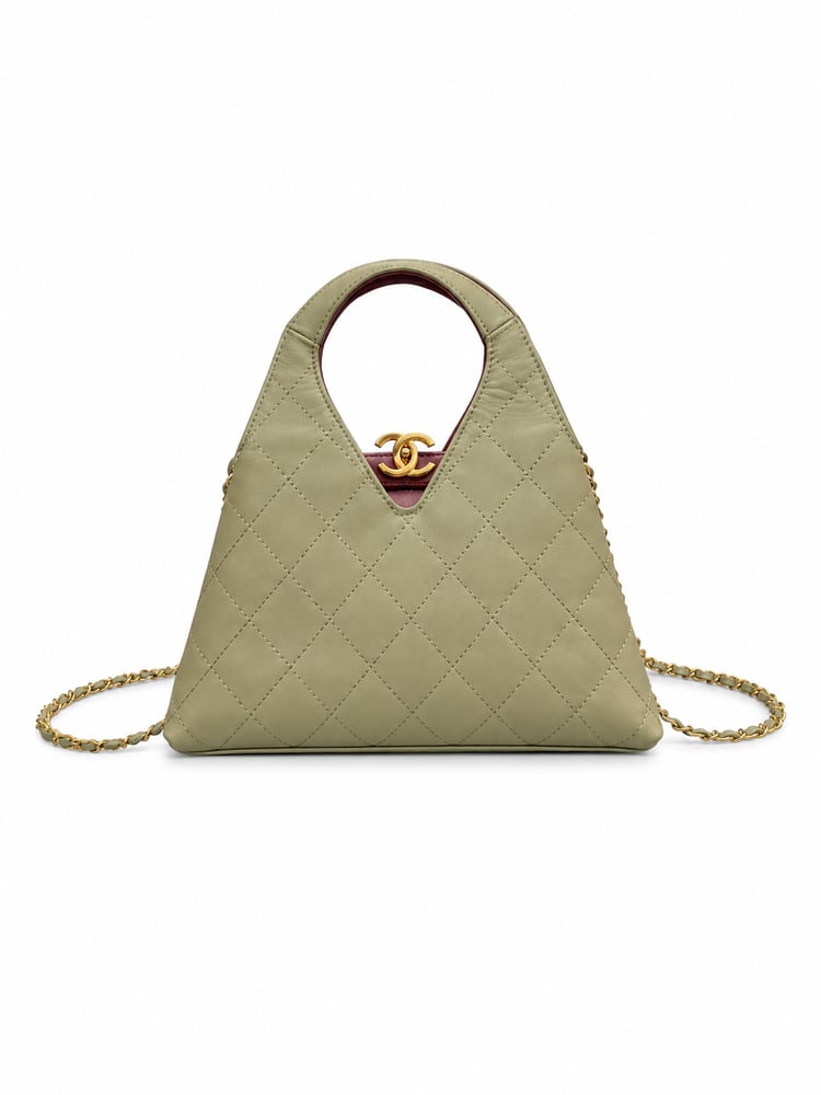 Quilted Top-Handle Bag