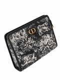 Toile Print Clutch