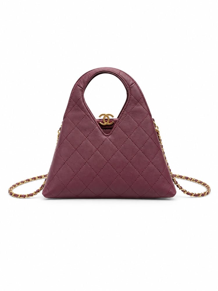 Quilted Top-Handle Bag