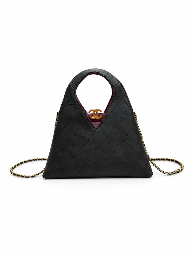 Quilted Top-Handle Bag