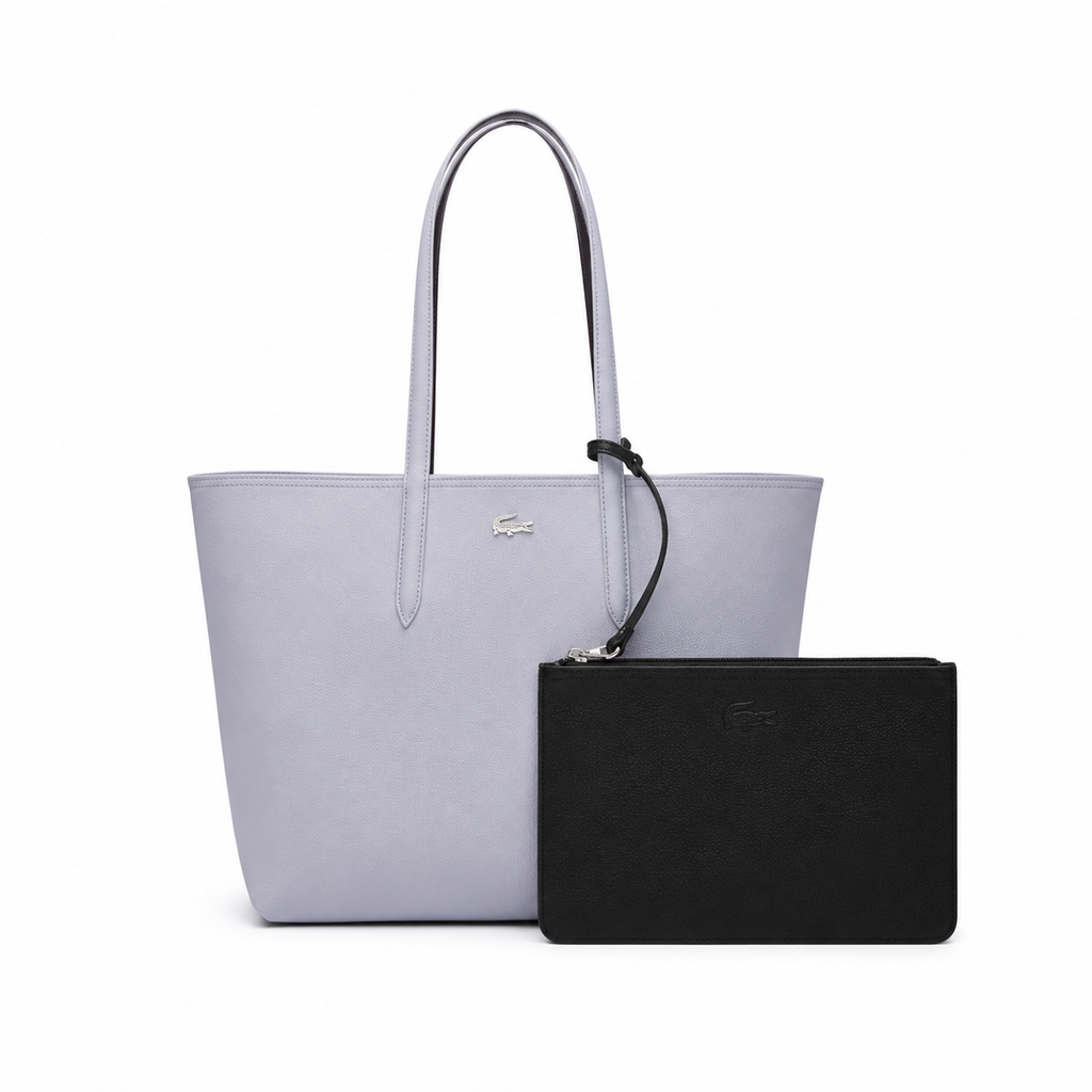 Anna reversible tote with pouch
