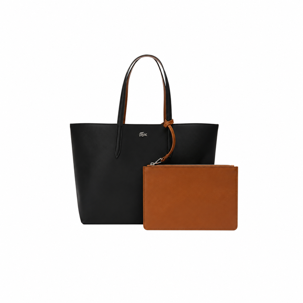 Anna reversible tote with pouch
