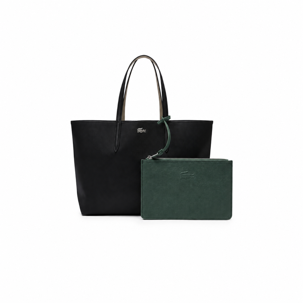 Anna reversible tote with pouch
