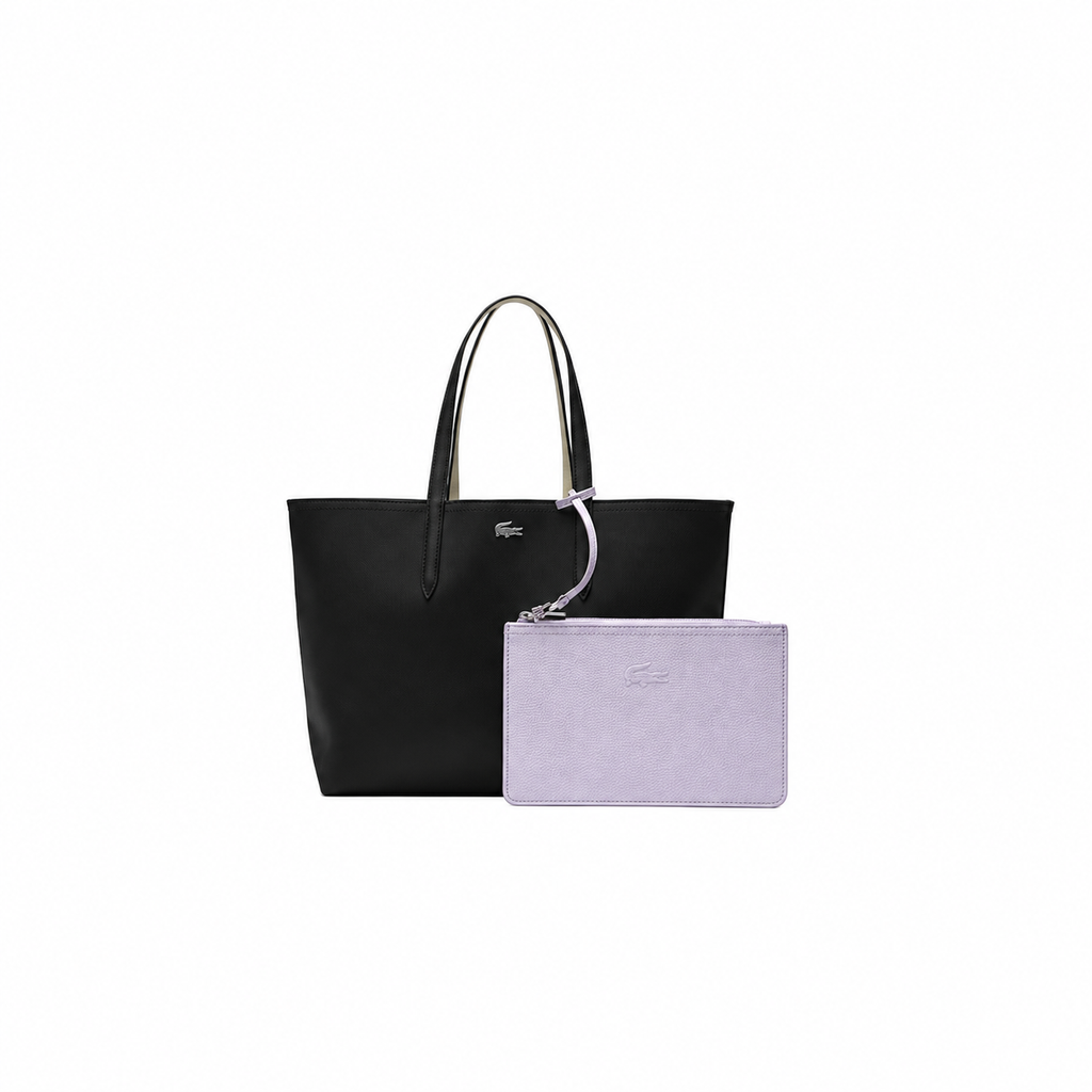 Anna reversible tote with pouch