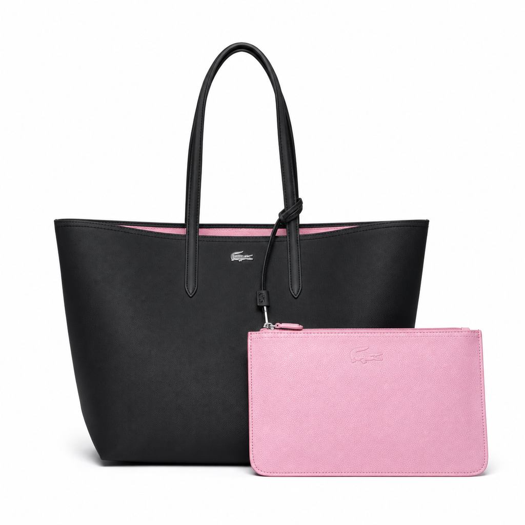 Anna reversible tote with pouch