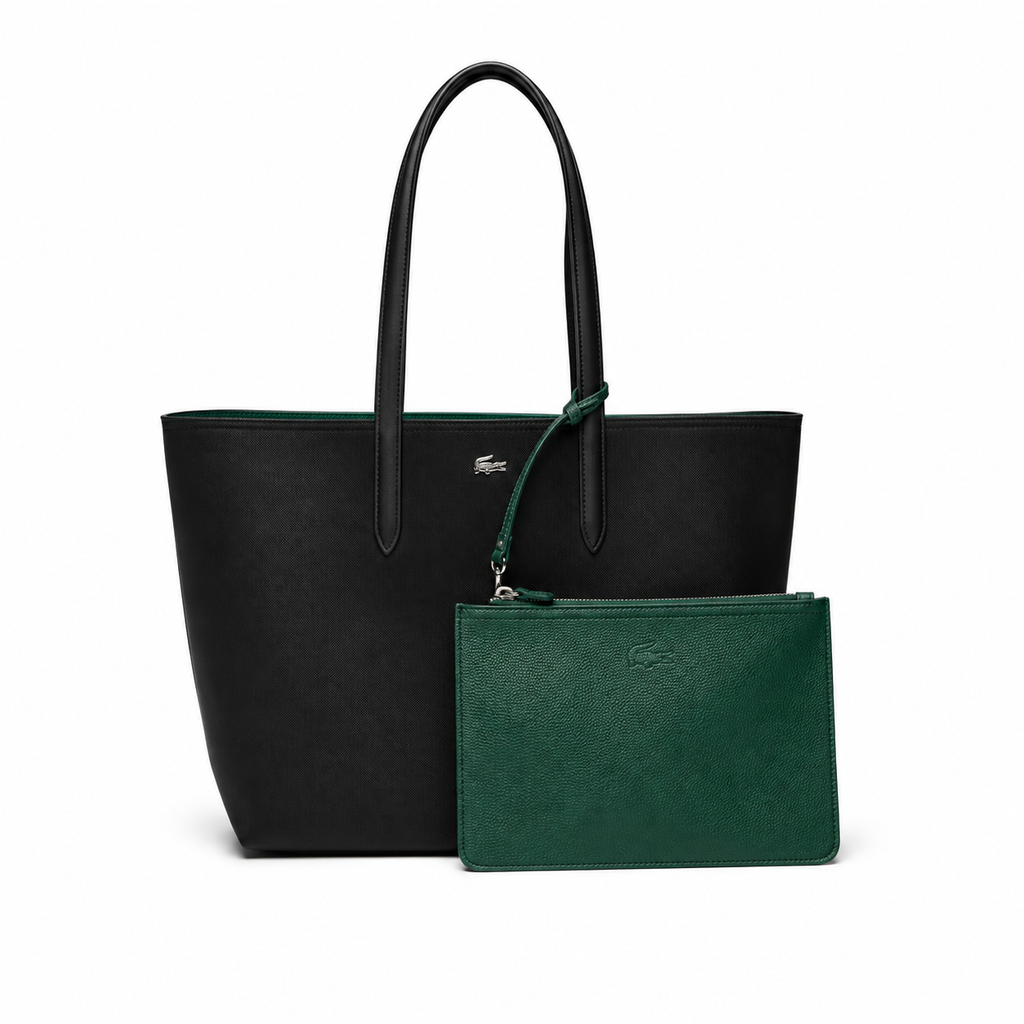 Anna reversible tote with pouch