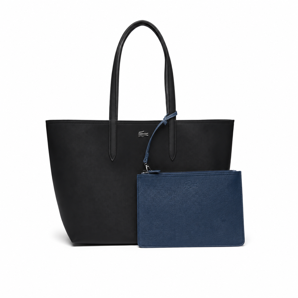 Anna reversible tote with pouch