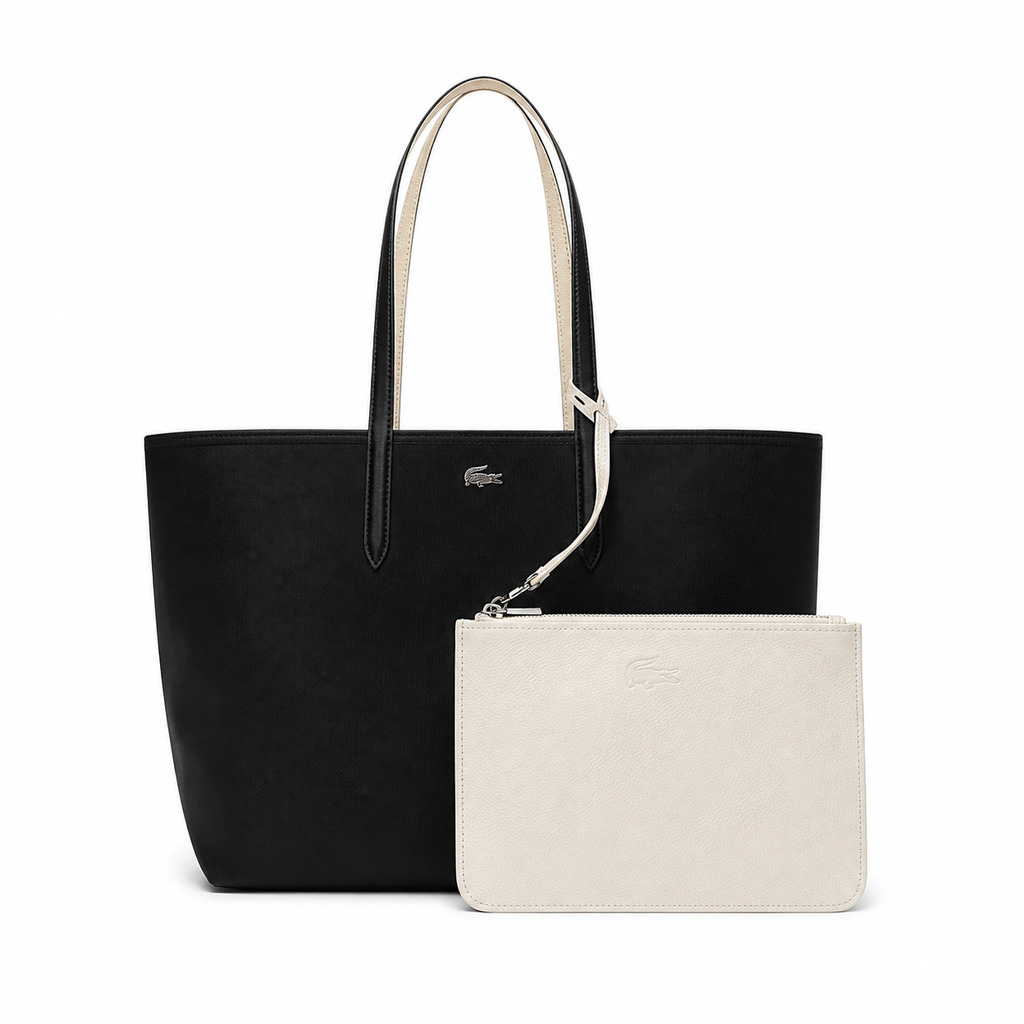 Anna reversible tote with pouch