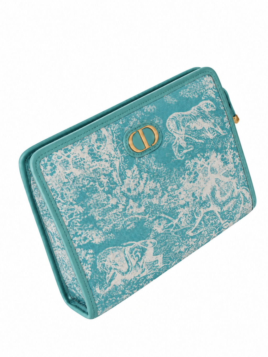 Toile Print Clutch