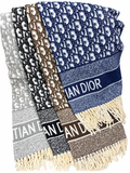 Dior Oblique Classic Fringe Scarf