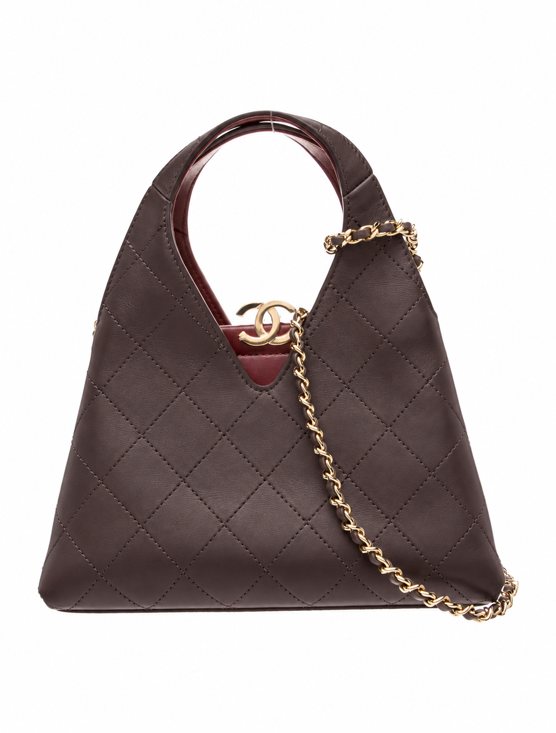 Quilted Top-Handle Bag