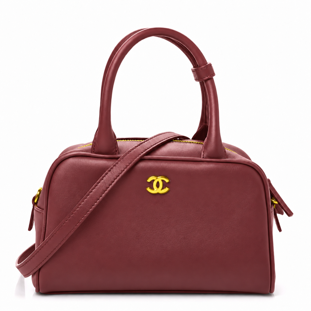 Calfskin Small Perfect Bowling Bag