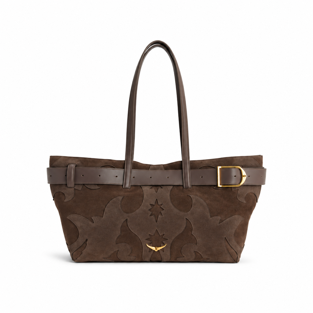 Zadig & Voltaire Jane Shopper Suede Bag